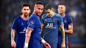 PSG Messi neymar di maria mbappe