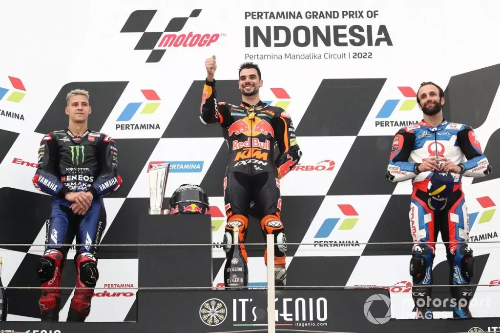 moto GP - Quartararo et Zarco sur le poduim