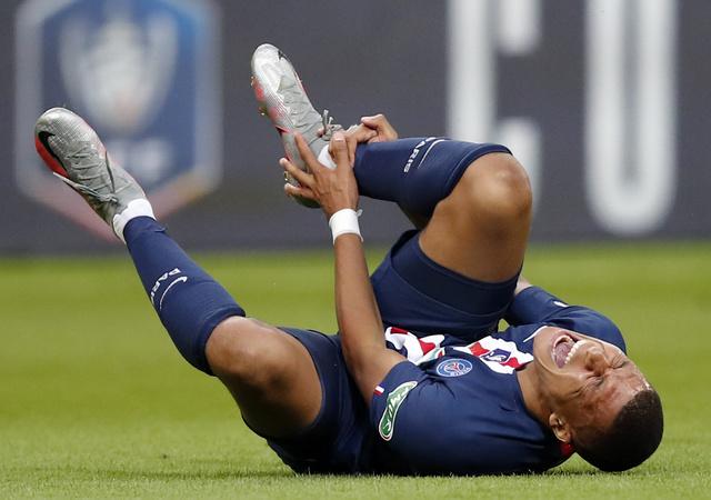 Kylian Mbappe blessure
