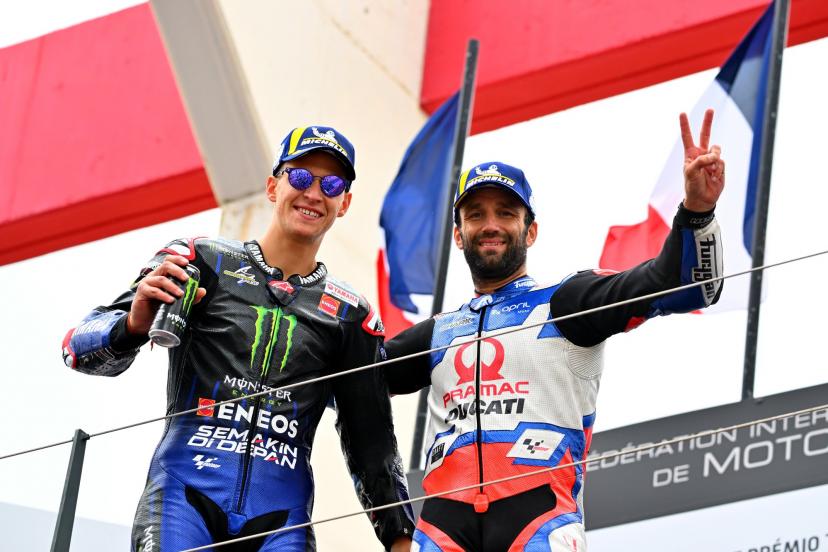 Quartararo et Zarco moto GP