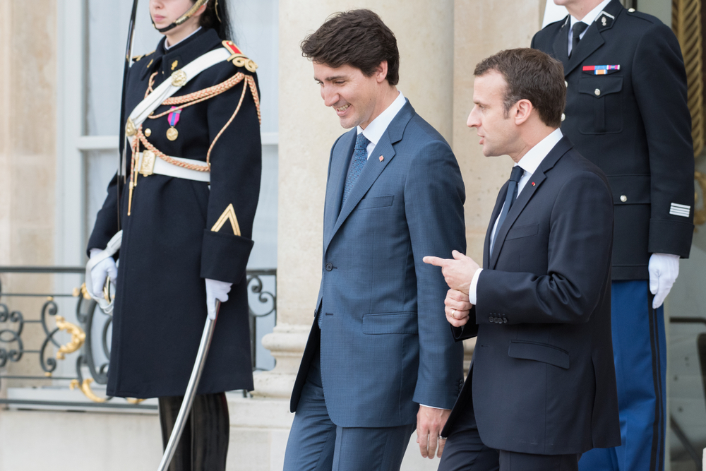 Trudeau Macron