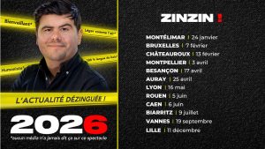 Tournée zinzin 2026