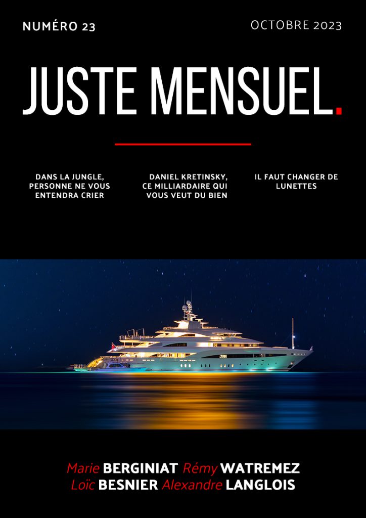 Juste mensuel - octobre 23