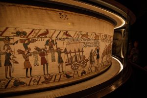 Prêt de la tapisserie de Bayeux à l'Angleterre