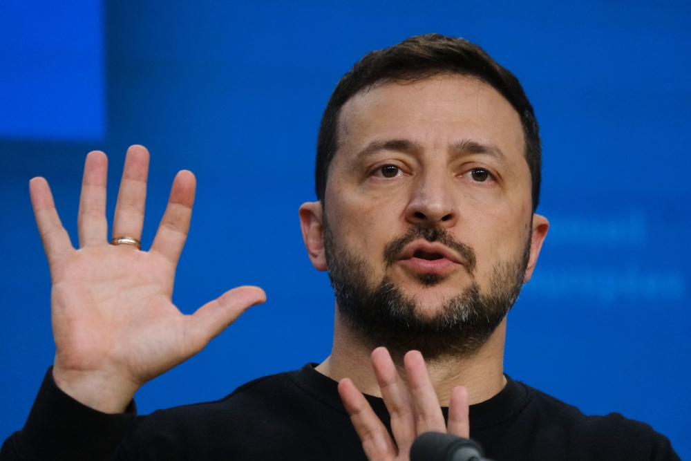 Manifestation à Kyiv en soutien au ministre de la Défense Mykhaïlo Fedorov après son limogeage par Zelensky, juillet 2026