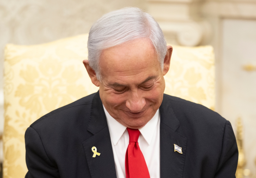 Benyamin Netanyahou, Premier ministre israélien, lors d'une rencontre officielle