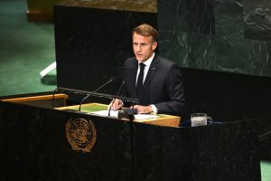 Emmanuel Macron s'exprime à la tribune des Nations unies