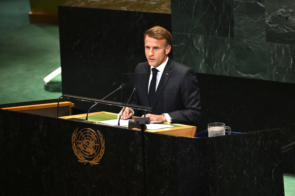 Emmanuel Macron s'exprime à la tribune des Nations unies